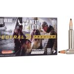 Federal Premium Meat Eater Ammunition 300 Winchester Magnum 180 Grain Trophy Copper Tipped Boat Tail Lead-Free Box of 20