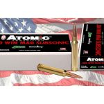 Atomic Ammunition 300 Winchester Magnum Subsonic 175 Grain Sierra MatchKing Hollow Point Boat Tail Box of 20