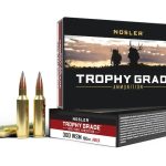 Nosler Trophy Grade Ammunition 300 Winchester Short Magnum (WSM) 190 Grain AccuBond Long Range Box of 20