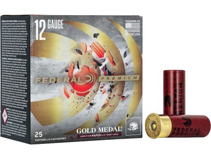 Federal Premium Gold Medal Grand Paper Ammunition 12 Gauge 2-3/4"