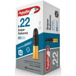 Aguila SSS Sniper Subsonic Ammunition 22 Long Rifle 60 Grain Lead Round Nose