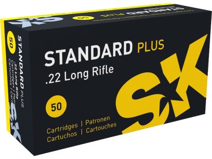 SK Standard Plus Ammunition 22 Long Rifle 40 Grain Lead Round Nose