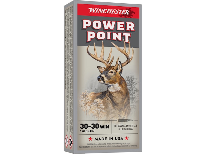 149068.jpg Winchester Power Point Ammunition 30-30 Winchester 170 Grain Power-Point Box of 20 - Image 1