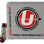 Underwood Ammunition 40 Super 220 Grain Hard Cast Flat Nose Box of 20