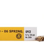 Sellier & Bellot Ammunition 30-06 Springfield 150 Grain Soft Point Cutting Edge Box of 20