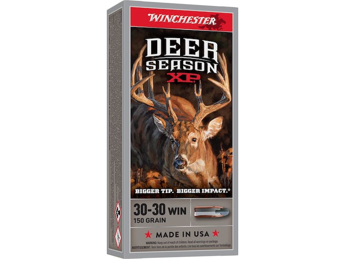 164501.jpg Winchester Deer Season XP Ammunition 30-30 Winchester 150 Grain Extreme Point Polymer Tip - Image 1