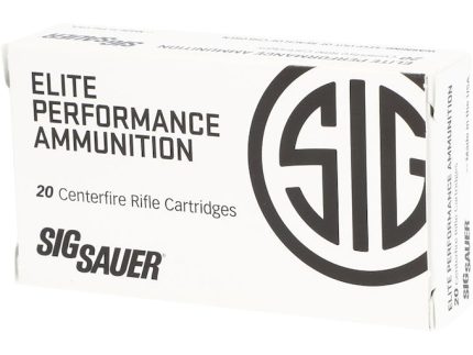 Sig Sauer Elite Performance Short Barrel Ammunition 300 AAC Blackout 120 Grain Solid Hollow Point Lead Free Box of 20