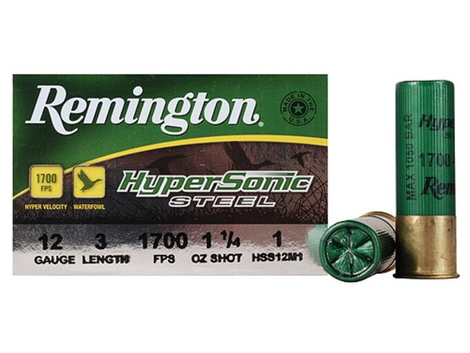 173522.jpg Remington HyperSonic Ammunition 12 Gauge 3" 1-1/4 oz #1 Non-Toxic Shot - Image 1