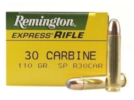 Remington Core-Lokt Ammunition 30 Carbine 110 Grain Soft Point Box of 50