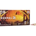 Federal Fusion Ammunition 223 Remington 62 Grain Bonded Spitzer Boat Tail Box of 20