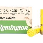 Remington Game Load Ammunition 20 Gauge 2-3/4" 7/8 oz #7-1/2 Shot