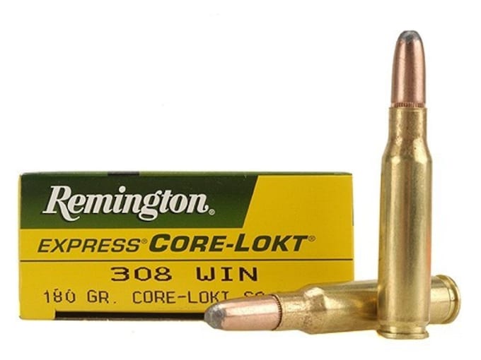 249807.jpg Remington Core-Lokt Ammunition 308 Winchester 180 Grain Core-Lokt Soft Point Box of 20 - Image 1