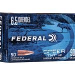 Federal American Eagle Varmint and Predator Ammunition 6.5 Grendel 90 Grain Hollow Point