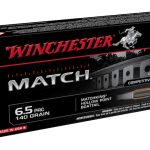 Winchester Match Ammunition 6.5 PRC 140 Grain Sierra MatchKing Hollow Point Boat Tail Box of 20