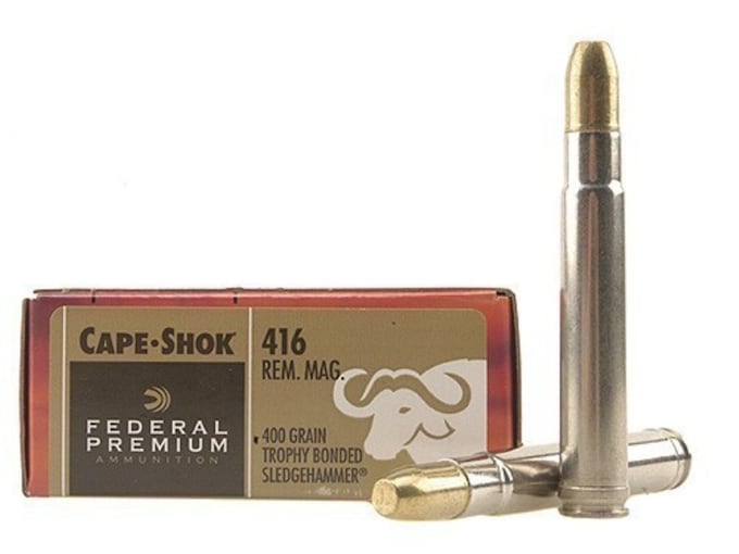 264955.jpg Federal Premium Safari Ammunition 416 Remington Magnum 400 Grain Trophy Bonded Sledgehammer - Image 1