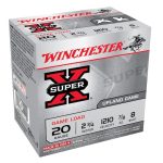Winchester Super-X Game Load Ammunition 20 Gauge 2-3/4" 7/8 oz #8 Shot
