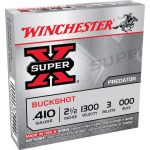 Winchester Super-X Ammunition 410 Bore 2-1/2" 000 Buckshot 3 Pellets