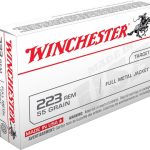 Winchester USA Ammunition 223 Remington 55 Grain Full Metal Jacket