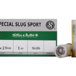 Sellier & Bellot Ammunition 12 Gauge 2-3/4" 1 oz Special Sport Slug Box of 25