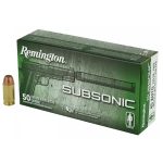 Remington Subsonic Ammunition 9mm Luger 147 Grain Flat Nose Enclosed Base - Image 3
