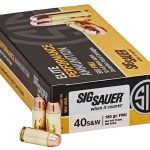 Sig Sauer Elite Performance Ammunition 40 S&W 180 Grain Full Metal Jacket