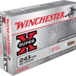 Winchester Super-X Ammunition 243 Winchester 80 Grain Jacketed Soft Point Box of 20