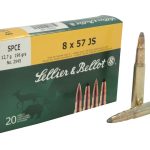 Sellier & Bellot Ammunition 8x57mm JS Mauser (8mm Mauser) 196 Grain Soft Point Cutted Edge Box of 20