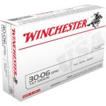 Winchester USA Ammunition 30-06 Springfield 147 Grain Full Metal Jacket Box of 20