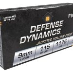 Fiocchi Defense Dynamics Ammunition 9mm Luger 115 Grain Jacketed Hollow Point Box of 50