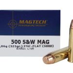 Magtech Ammunition 500 S&W Magnum 325 Grain Full Metal Jacket Flat Point