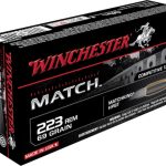 Winchester Match Ammunition 223 Remington 69 Grain Sierra MatchKing Hollow Point Boat Tail