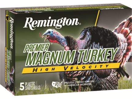Remington Premier Magnum Turkey Ammunition 20 Gauge 3" High Velocity 1-1/8 oz #5 Copper Plated Shot Box of 5
