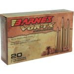 Barnes VOR-TX Ammunition 6.5 Creedmoor 120 Grain TTSX Polymer Tipped Boat Tail Lead-Free Box of 20