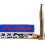 Prvi Partizan Ammunition 30-30 Winchester 170 Grain Soft Point Box of 20