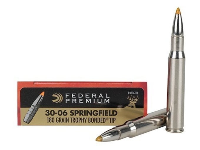 380133.jpg Federal Premium Ammunition 30-06 Springfield 180 Grain Trophy Bonded Tip Box of 20 - Image 1