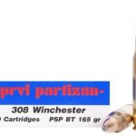 Prvi Partizan Ammunition 308 Winchester 165 Grain Pointed Soft Point Boat Tail Box of 20