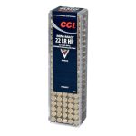 CCI Mini-Mag Ammunition 22 Long Rifle 36 Grain Plated Lead Hollow Point