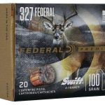 Federal Premium Ammunition 327 Federal Magnum 100 Grain Swift A-Frame Jacketed Hollow Point Box of 20
