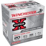 Winchester Super-X Heavy Game Load Ammunition 20 Gauge 2-3/4" 1 oz #7-1/2 Shot