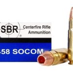 SBR Ammunition 458 SOCOM 250 Grain Barnes TSX Hollow Point Lead-Free Box of 20