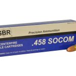 SBR Ammunition 458 SOCOM Subsonic 450 Grain Full Metal Jacket Box of 20