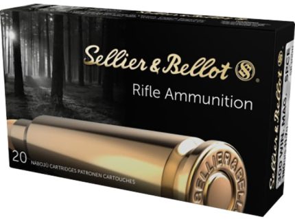 Sellier & Bellot Ammunition 300 Winchester Magnum 180 Grain Jacketed Soft Point Box of 20