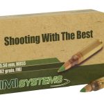 IMI Ammunition 5.56x45mm NATO 62 Grain M855 SS109 Penetrator Full Metal Jacket (FMJ)
