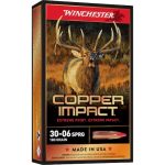 Winchester Copper Impact Ammunition 30-06 Springfield 180 Grain Copper Extreme Point Polymer Tip Lead Free Box of 20