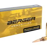 Berger Match Grade Ammunition 6.5 Creedmoor 144 Grain Hybrid Target Hollow Point Box of 20