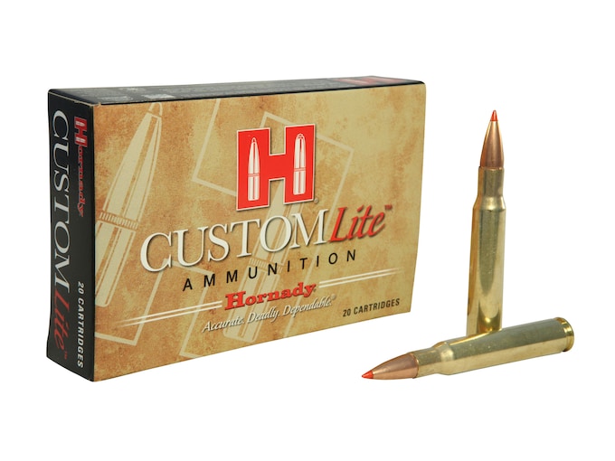 471894.jpg Hornady Custom Lite Ammunition 30-06 Springfield 125 Grain SST Polymer Tip Box of 20 - Image 1