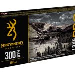 Browning Long Range Pro Match Ammunition 300 Winchester Short Magnum (WSM) 195 Grain Sierra MatchKing Hollow Point Boat Tail Box of 20