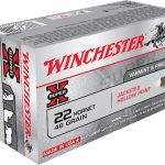 Winchester Super-X Ammunition 22 Hornet 46 Grain Jacketed Hollow Point Box of 50