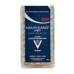 CCI Maxi-Mag Ammunition 22 Winchester Magnum Rimfire (WMR) 40 Grain Jacketed Hollow Point