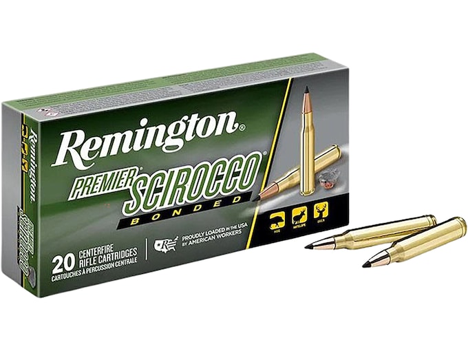 509741.jpg Remington Premier Ammunition 308 Winchester 165 Grain Swift Scirocco II Box of 20 - Image 1